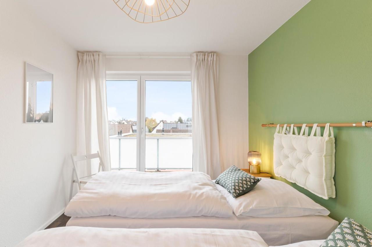 Design-Apartment - Kueche - Dachterrasse - Zentral Leinfelden-Echterdingen Kültér fotó