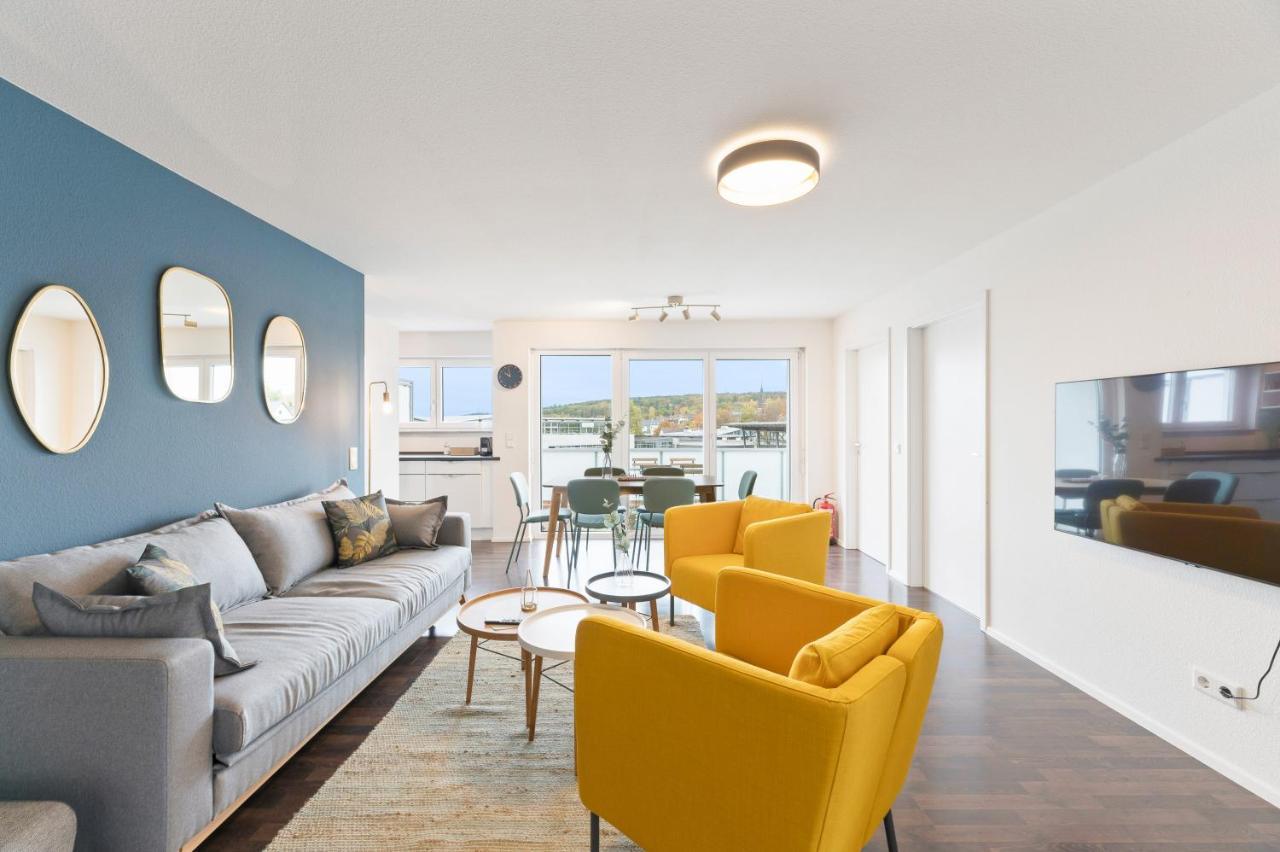 Design-Apartment - Kueche - Dachterrasse - Zentral Leinfelden-Echterdingen Kültér fotó
