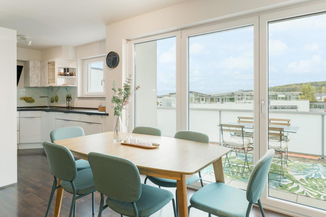 Design-Apartment - Kueche - Dachterrasse - Zentral Leinfelden-Echterdingen Kültér fotó