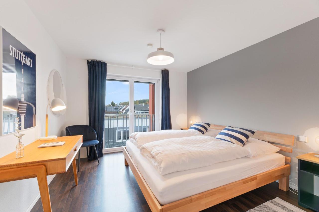 Design-Apartment - Kueche - Dachterrasse - Zentral Leinfelden-Echterdingen Kültér fotó