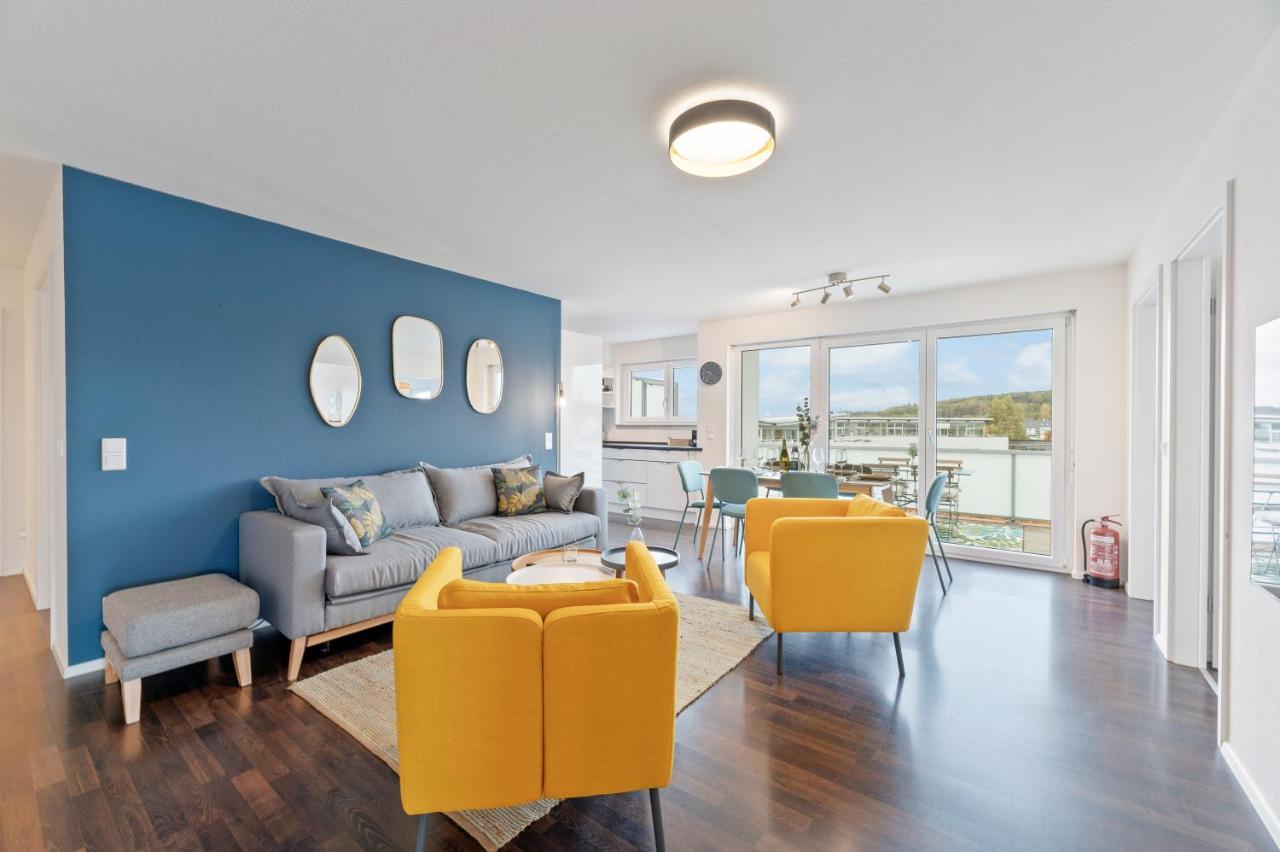 Design-Apartment - Kueche - Dachterrasse - Zentral Leinfelden-Echterdingen Kültér fotó