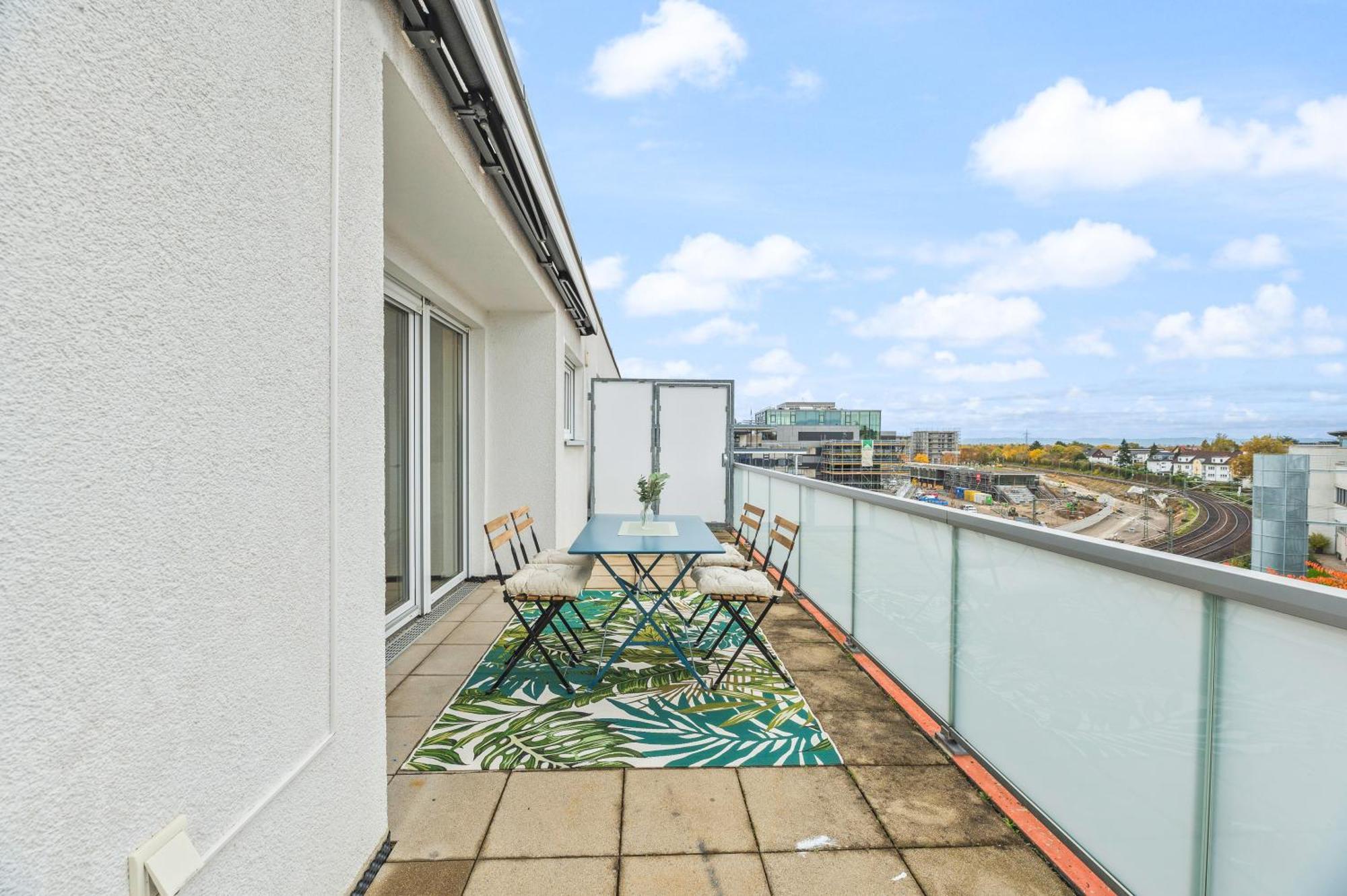 Design-Apartment - Kueche - Dachterrasse - Zentral Leinfelden-Echterdingen Kültér fotó